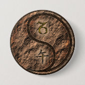Steinbock & Erdpferd Button (Vorderseite)