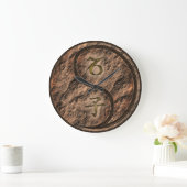 Steinbock & Erdraatte Große Wanduhr (Zuhause)