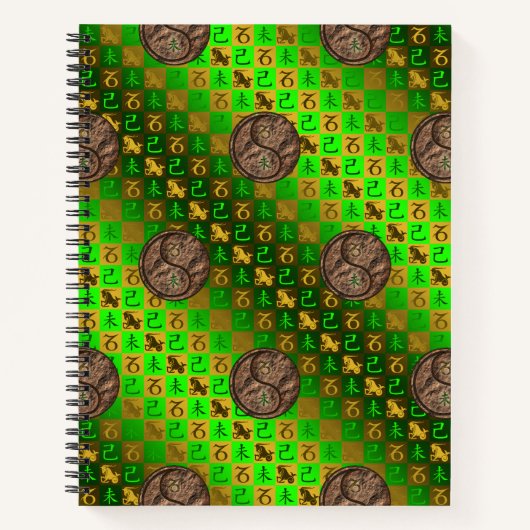 Steinbock & Erdziege Notizblock (Vorderseite)