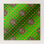 Steinbock & Erdziege Puzzle (Horizontal)