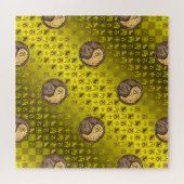 Steinbock & Feuer-Affe Puzzle (Horizontal)