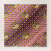 Steinbock & Feuer Hahn Puzzle (Horizontal)