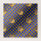 Steinbock & Feuer-Ochse Puzzle (Horizontal)