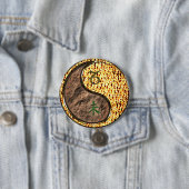 Steinbock & Feuer Ziege Button (Beispiel)