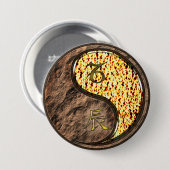 Steinbock & Feuerdrache Button (Vorne & Hinten)