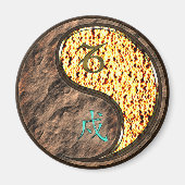 Steinbock & Feuerhund Magnet (Vorne)