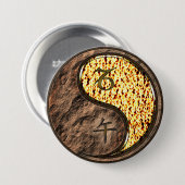 Steinbock & Feuerpferd Button (Vorne & Hinten)