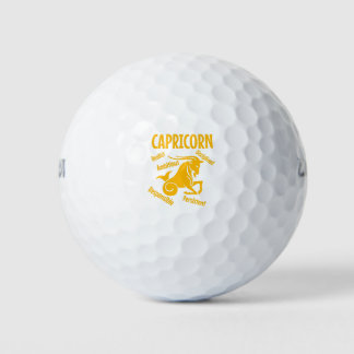 Steinbock-Geburtstags-Shirt, Steinbock-T-Shirt Golfball