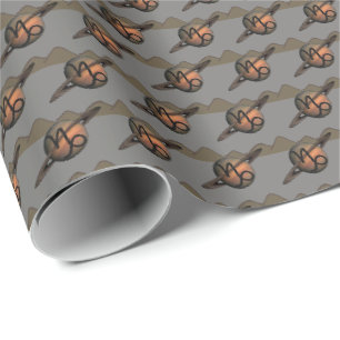 Steinbock Geschenkpapier