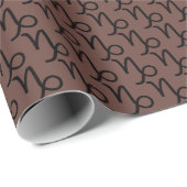 Steinbock-Geschenkpapier Geschenkpapier (Rolleneckpunkt)