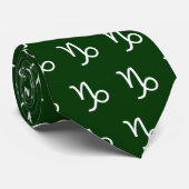 Steinbock - Grüne #003300 Krawatte (Gerollt)