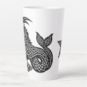 Steinbock — Heimgesuchte Tinte Zodiak Steinbock‑Fi Milchtasse (Vorderseite)