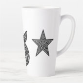 Steinbock — Heimgesuchte Tinte Zodiak Steinbock‑Fi Milchtasse (Rechts)