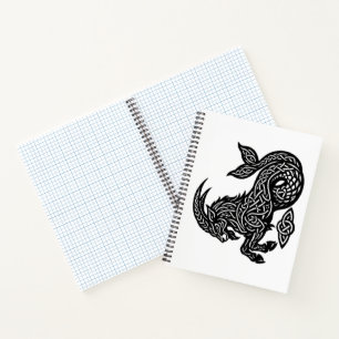 Steinbock — Heimgesuchte Tinte Zodiak Steinbock‑Fi Notizblock