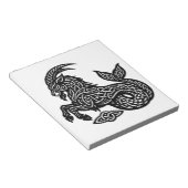 Steinbock — Heimgesuchte Tinte Zodiak Steinbock‑Fi Notizblock (angewinkelt)