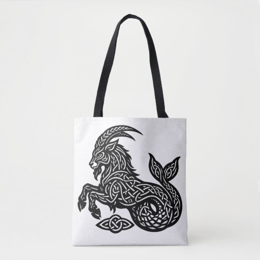 Steinbock — Heimgesuchte Tinte Zodiak Steinbock‑Fi Tasche (Vorderseite)