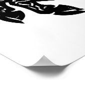 Steinbock — Heiße Tinte Zodiak Ziege‑Fisch Poster (Ecke)