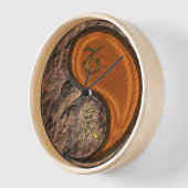 Steinbock & Holz-Drache Uhr (Winkel)