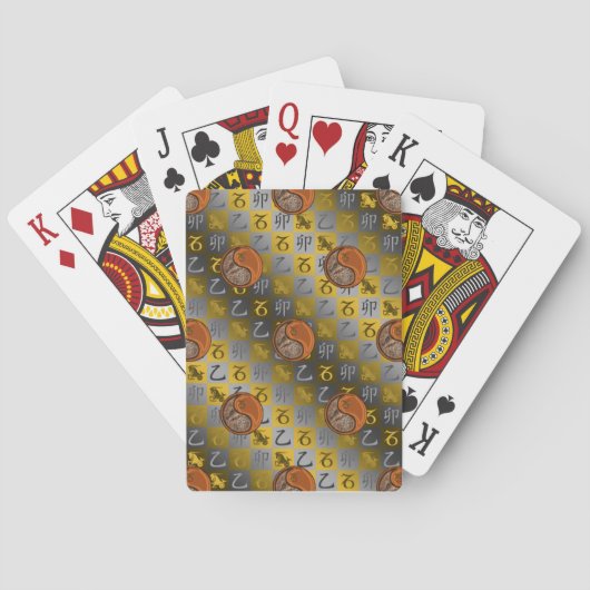 Steinbock & Holz Kaninchen Spielkarten (Rückseite)
