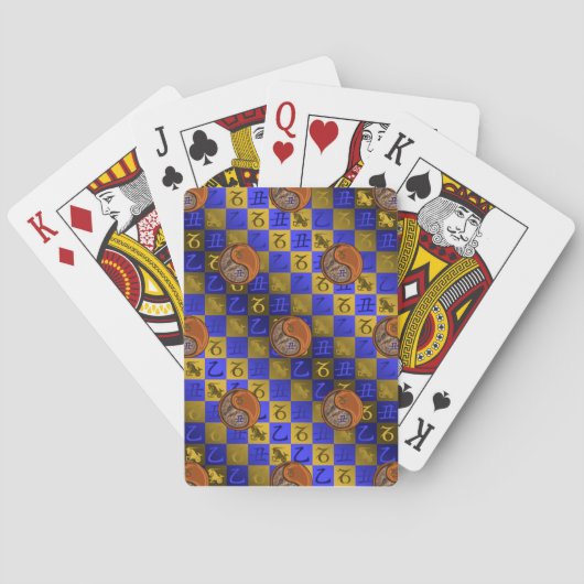 Steinbock & Holz Ochse Spielkarten (Rückseite)