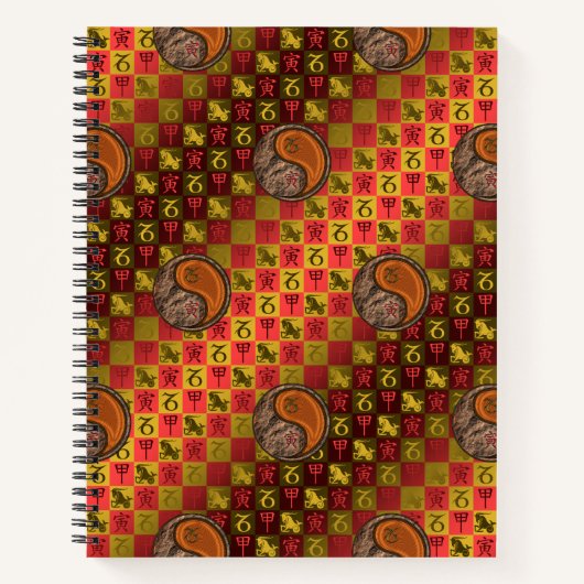 Steinbock & Holz Tiger Notizblock (Vorderseite)