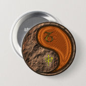 Steinbock & Holzaffe Button (Vorne & Hinten)