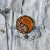 Steinbock & Holzaffe Button (Beispiel)