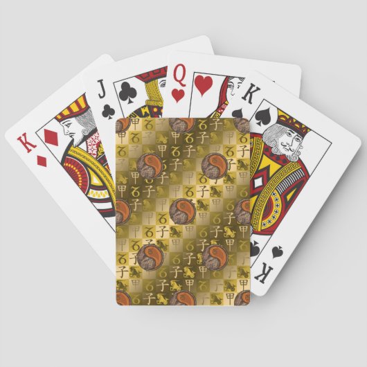 Steinbock & Holzratte Spielkarten (Rückseite)
