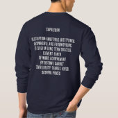 steinbock, horoskop, T-Shirt (Rückseite)
