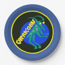 Steinbock-Horoskop-Zeichen-Tierkreis-Papierschalen