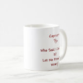 Steinbock-Kaffee-Tasse Kaffeetasse (VorderseiteRechts)