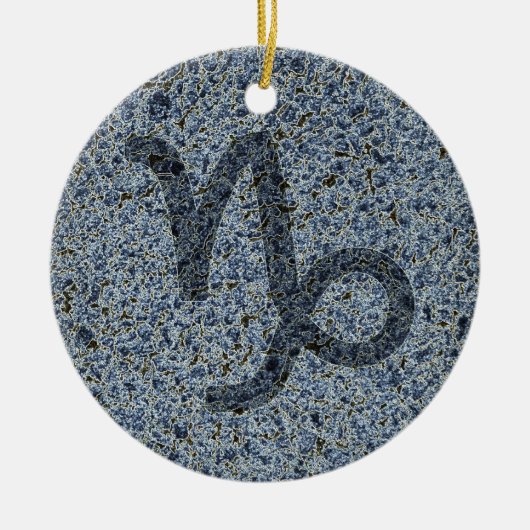 Steinbock Keramikornament (Vorne)