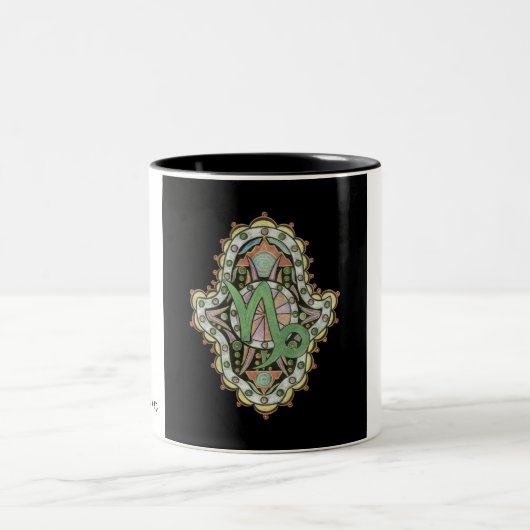 Steinbock Khamsa Tasse (Mittel)