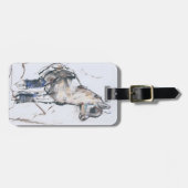 Steinbock-Kind Gepäckanhänger (Vorderseite horizontal)