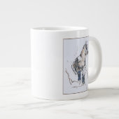 Steinbock-Kind Jumbo-Tasse (Vorderseite Rechts)
