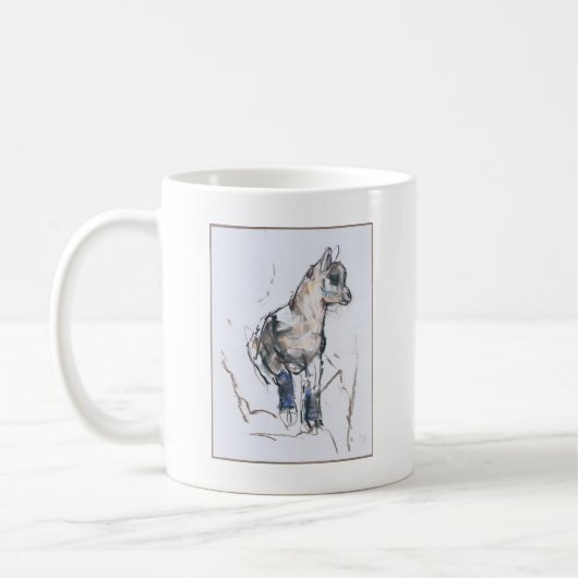 Steinbock-Kind Kaffeetasse (Links)