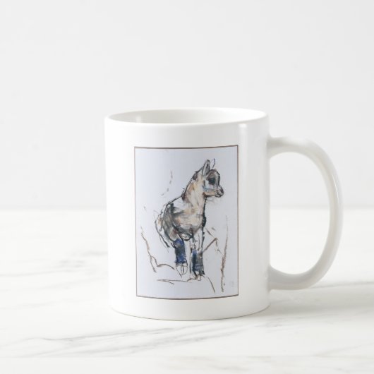 Steinbock-Kind Kaffeetasse (Rechts)