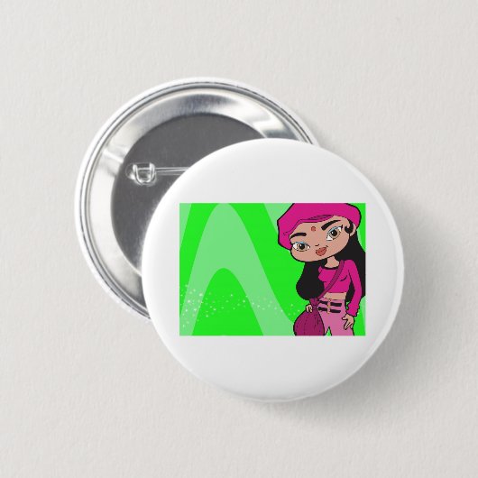 Steinbock-Knopf Button (Vorne & Hinten)