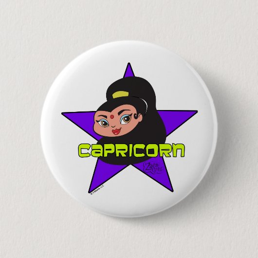 Steinbock-Knopf Button (Vorderseite)