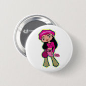 Steinbock-Knopf Button (Vorne & Hinten)