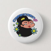 Steinbock-Knopf Button (Vorderseite)