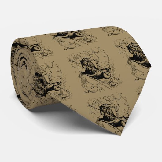 Steinbock-Konstellation Hevelius 1690 Dec22- 19. Krawatte (Gerollt)