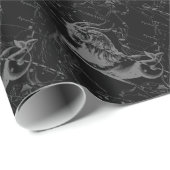 Steinbock-Konstellation Hevelius Stich 1690 Geschenkpapier (Rolleneckpunkt)