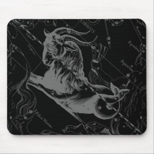 Steinbock-Konstellations-Karte Hevelius Stich Mousepad