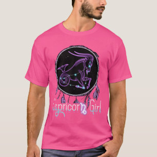 Steinbock-Mädchen-Sternzeichen Astrologie Horoskop T-Shirt