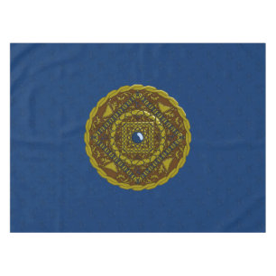 Steinbock Mandala Tischdecke