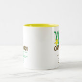 Steinbock-Merkmal-Tasse Zweifarbige Tasse (Mittel)