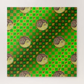 Steinbock & Metall Ziege Puzzle (Horizontal)