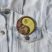 Steinbock & Metallaffe Button (Beispiel)