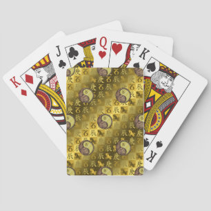 Steinbock & Metalldrache Spielkarten